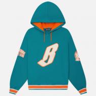 Мужская толстовка  Flying B Chenille Oversized Popover Hoodie, цвет голубой, размер M Billionaire Boys Club