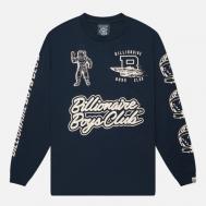 Мужской лонгслив  Global Regatta Multi Print, цвет синий, размер M Billionaire Boys Club