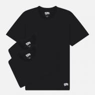 Комплект мужских футболок  Small Arch Logo 3-Pack, цвет чёрный, размер XL Billionaire Boys Club