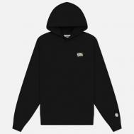 Мужская толстовка  Woven Patch Arch Logo Popover Hoodie, цвет чёрный, размер XL Billionaire Boys Club