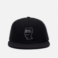 Кепка  Flannel Logohead 6 Panel, цвет чёрный Brain Dead
