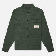 Мужская рубашка  Waffle Button Front, цвет зелёный, размер XL Brain Dead