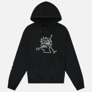 Мужская толстовка  Neuro Free Association Hoodie, цвет чёрный, размер S Brain Dead