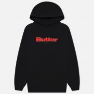 Мужская толстовка  Nylon Logo Applique Pullover Hoodie, цвет чёрный, размер XL BUTTER GOODS