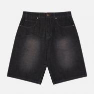 Мужские шорты  Scorpion Stitch Denim, цвет чёрный, размер 34 BUTTER GOODS