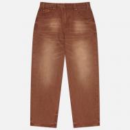 Мужские джинсы  Relaxed Denim, цвет коричневый, размер 30 BUTTER GOODS