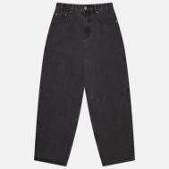 Мужские джинсы  Wide Cut Denim, цвет чёрный, размер 28 BUTTER GOODS