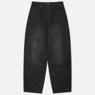 Мужские джинсы  Wide Cut Denim, цвет чёрный, размер 36 BUTTER GOODS