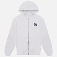 Мужская толстовка  Pile Lined Zip-Thru Hoodie, цвет серый, размер L BUTTER GOODS