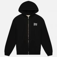 Мужская толстовка  Pile Lined Zip-Thru Hoodie, цвет чёрный, размер XXL BUTTER GOODS