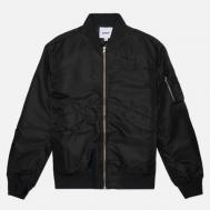 Мужская куртка бомбер  Embroidery Logo, цвет чёрный, размер M BUTTER GOODS