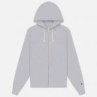 Мужская толстовка  Pinnacle Fleece Reverse Weave Full-Zip Hoodie, цвет серый, размер XL CHAMPION REVERSE WEAVE