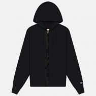 Мужская толстовка  Pinnacle Fleece Reverse Weave Full-Zip Hoodie, цвет чёрный, размер XXL CHAMPION REVERSE WEAVE