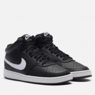 Женские кроссовки  Wmns Court Vision Mid, цвет чёрный, размер 39 EU Nike