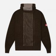 Мужской свитер  Twill Back Side Knit, цвет коричневый, размер L CAV EMPT