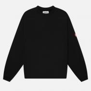 Мужская толстовка  Solid Loose Crew Neck, цвет чёрный, размер S CAV EMPT