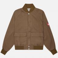 Мужская куртка бомбер  Cotton Flannel Zip, цвет коричневый, размер L CAV EMPT