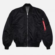 Мужская куртка бомбер  MA-1 Gun Metal Lining, цвет чёрный, размер M Alpha Industries