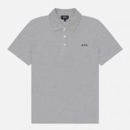 Мужское поло  Standard GOTS, цвет серый, размер L A.P.C.