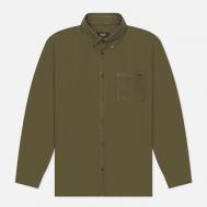 Мужская рубашка  Mateo Logo, цвет оливковый, размер XL A.P.C.