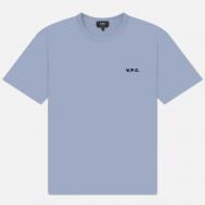 Мужская футболка  Boxy Petit V.P.C., цвет синий, размер M A.P.C.