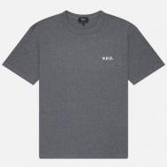 Мужская футболка  Boxy Petit V.P.C., цвет серый, размер L A.P.C.