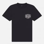 Мужская футболка  Shield Garment Dyed, цвет чёрный, размер M Deus ex Machina