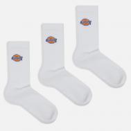 Комплект носков  3-Pack Valley Grove, цвет белый, размер 43-46 EU Dickies