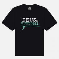 Мужская футболка  Big Wave Tee, цвет чёрный, размер S Deus ex Machina