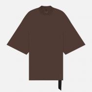 Мужская футболка  Temple Tommy Medium Weight Cotton Jersey, цвет коричневый Rick Owens DRKSHDW