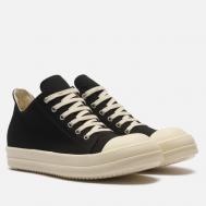 Мужские кроссовки  Temple Denim Low, цвет чёрный, размер 46 EU Rick Owens DRKSHDW