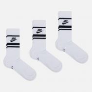 Комплект носков  3-Pack Everyday Essential Crew, цвет белый, размер 42-46 EU Nike