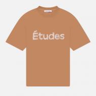 Мужская футболка  Relax Etudes, цвет коричневый, размер L ÉTUDES STUDIO