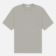Мужская футболка  Permanent Basic One Pocket, цвет серый, размер M EASTLOGUE