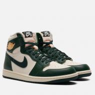 Кроссовки  Wmns Air  1 Retro High OG, цвет зелёный, размер 44 EU Jordan