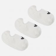 Комплект носков  Originals No-Show 3-Pack, цвет белый, размер 34-36 EU Adidas