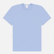 Мужская футболка  Basic Logo Back, цвет голубой, размер M Comme Des Garçons Shirt