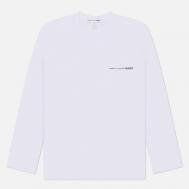 Мужской лонгслив  Basic Logo Front, цвет белый, размер M Comme Des Garçons Shirt