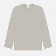 Мужской лонгслив  Forever Printed Logo Back, цвет серый, размер S Comme Des Garçons Shirt