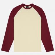Мужской лонгслив  Raglan 002, цвет бордовый, размер XL FrizmWORKS