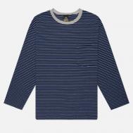 Мужской лонгслив  Stripe Oversized Relax 003, цвет синий, размер L FrizmWORKS
