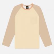 Мужской лонгслив  Color Block Raglan, цвет бежевый, размер XL FrizmWORKS