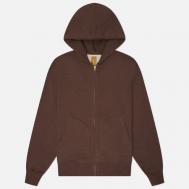 Мужская толстовка  OG Bocaci Heavyweight Hoodie Zip Up Parka, цвет коричневый, размер XL FrizmWORKS