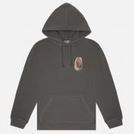 Мужская толстовка  Thumbprint Hoodie, цвет серый, размер S Gramicci