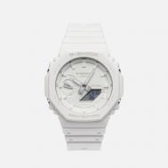 Наручные часы  G-SHOCK GA-2100-7A7, цвет белый Casio