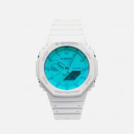 Наручные часы  G-SHOCK GA-2100TL-7A, цвет белый Casio