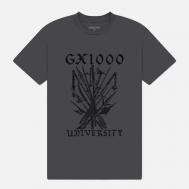 Мужская футболка  University, цвет серый, размер L GX1000