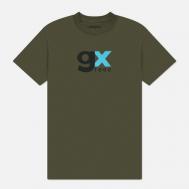 Мужская футболка  Bart, цвет оливковый, размер XL GX1000