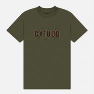 Мужская футболка  Giants, цвет оливковый, размер XXL GX1000