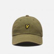 Кепка  Washed, цвет оливковый Lyle & Scott
